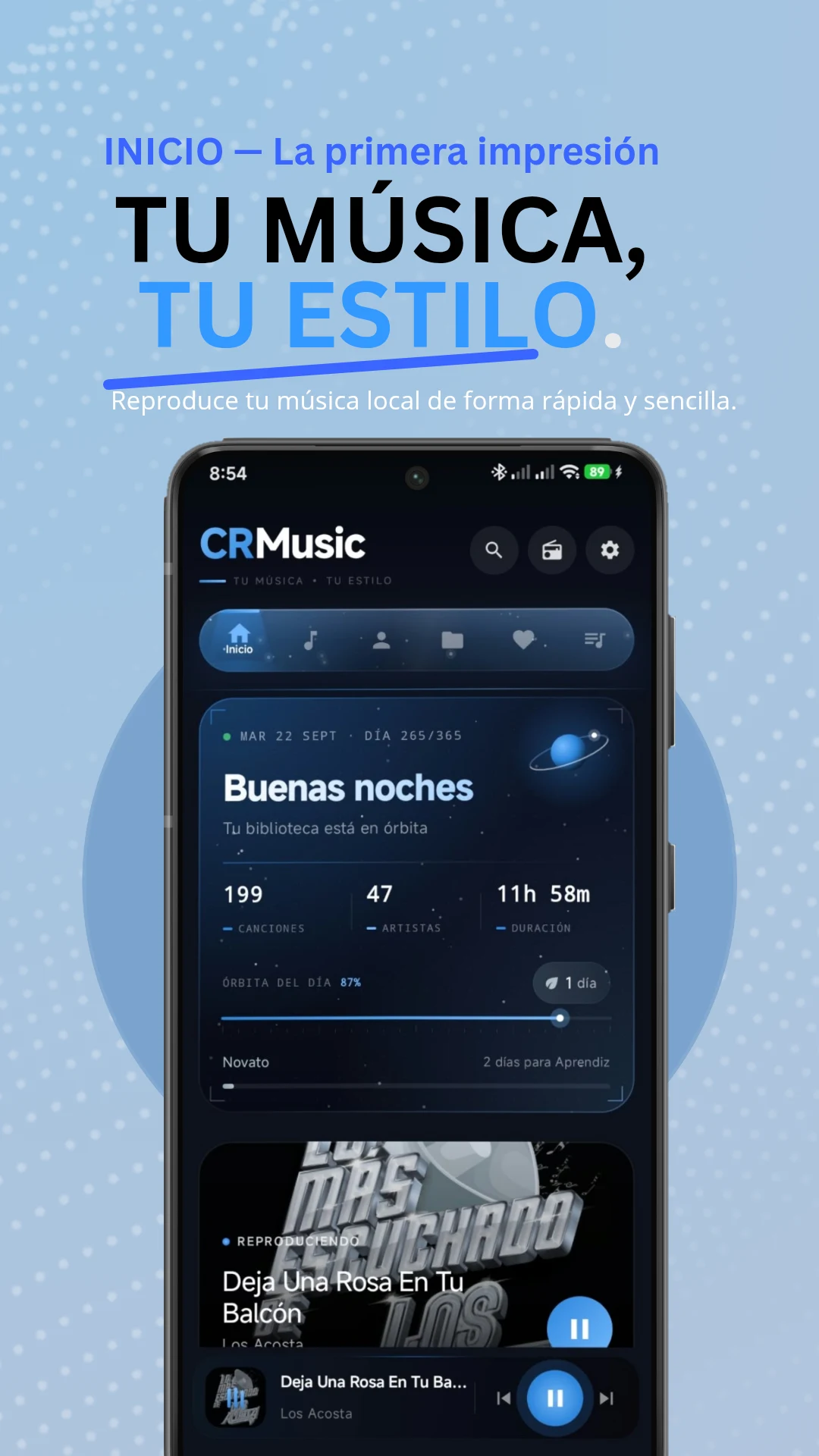 CR Music:Reproductor de música screenshot
