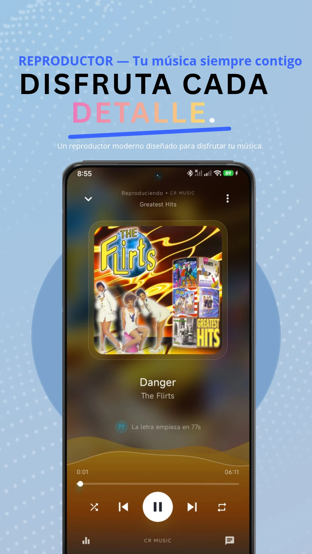 CR Music:Reproductor de música screenshot